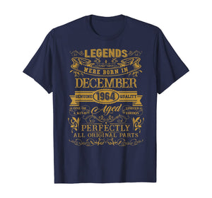 Funny shirts V-neck Tank top Hoodie sweatshirt usa uk au ca gifts for 55th Birthday Gifts Legends Were Born In December 1964 T-Shirt 885452