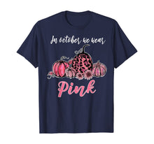 Ladda upp bild till gallerivisning, In October We Wear Pink Pumpkin Breast Cancer Awareness T-Shirt 87042
