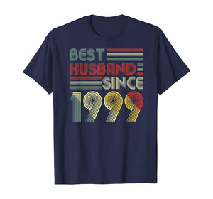20th Wedding Anniversary Gifts Best Husband Since 1999 T-Shirt 175138