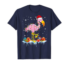 Ladda upp bild till gallerivisning, Funny shirts V-neck Tank top Hoodie sweatshirt usa uk au ca gifts for Flamingo Christmas Tree Lights T-Shirt X-Mas Ornament Decor T-Shirt 199714
