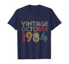 Ladda upp bild till gallerivisning, 35th Birthday Gifts - Vintage October 1984 T-Shirt 143775
