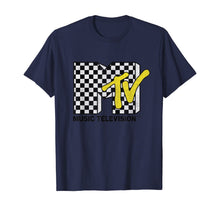 Ladda upp bild till gallerivisning, Checkered MTV Logo Checkerboard Print T-Shirt 112178
