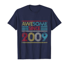 Ladda upp bild till gallerivisning, 10th Birthday Gifts - Awesome Since 2009 T-Shirt 210489
