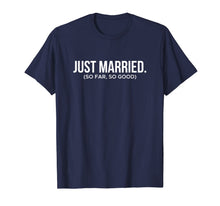 Ladda upp bild till gallerivisning, Couple Shirt Just Married T-Shirt 433511
