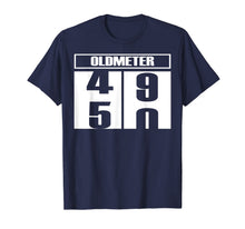 Ladda upp bild till gallerivisning, Oldmeter 50 T-Shirt 50th Birthday Gift Funny 1379781
