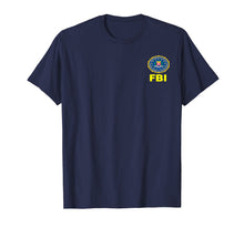 Ladda upp bild till gallerivisning, Double-Sided Fbi Authentic T-Shirt

