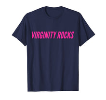 Ladda upp bild till gallerivisning, Virginity Rocks Pink Letters Funny Tee Shirt  T-Shirt 318600

