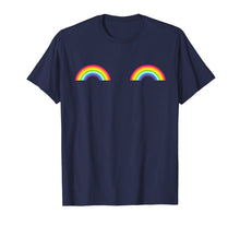 Ladda upp bild till gallerivisning, Gay Les Pride Rainbow Boobs T-Shirt Lgbt Pride Month Gifts
