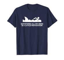 Ladda upp bild till gallerivisning, Funny shirts V-neck Tank top Hoodie sweatshirt usa uk au ca gifts for Funny Summer Swim Shirt - Motivational Shark 950871
