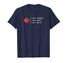 Ladda upp bild till gallerivisning, Funny shirts V-neck Tank top Hoodie sweatshirt usa uk au ca gifts for Git TShirt - Commit Push Paid Funny Coding Programming Shirt 278988
