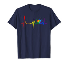 Ladda upp bild till gallerivisning, LGBT Rainbow Heartbeat T-shirt Gay and Lesbian Pride 61457
