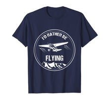 Ladda upp bild till gallerivisning, Funny shirts V-neck Tank top Hoodie sweatshirt usa uk au ca gifts for Retro Pilot T-Shirt I'd Rather be Flying Plane Pilot Gift 2273294
