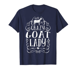 Funny shirts V-neck Tank top Hoodie sweatshirt usa uk au ca gifts for Crazy Goat Lady T Shirt Funny Goats Lovers Farm Farmer Gifts 603190