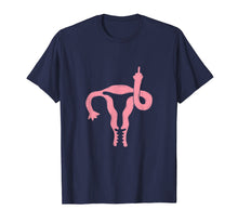 Ladda upp bild till gallerivisning, Uterus Shows Middle Finger Feminist Feminism Gift
