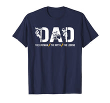 Ladda upp bild till gallerivisning, Funny shirts V-neck Tank top Hoodie sweatshirt usa uk au ca gifts for Dad The Lineman The Myth The Legend T-Shirt Men&#39;s Gifts 1540788
