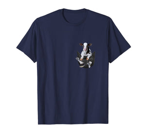 Cow Inside Pocket Funny T-Shirts Lover Dog Cute Gifts Tee 688705