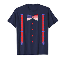 Ladda upp bild till gallerivisning, Funny shirts V-neck Tank top Hoodie sweatshirt usa uk au ca gifts for 4th Of July Bow Tie &amp; Suspenders Americann Flag T shirt 1299795
