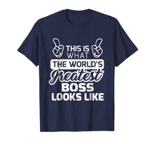 Ladda upp bild till gallerivisning, Funny shirts V-neck Tank top Hoodie sweatshirt usa uk au ca gifts for World's Greatest Boss Best Boss Ever T-Shirt 984991

