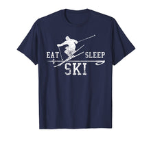 Ladda upp bild till gallerivisning, Funny shirts V-neck Tank top Hoodie sweatshirt usa uk au ca gifts for Ski T-Shirt Skiing Tshirt Weat Sleep Repeat Tee Gift 996508
