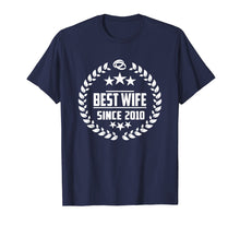 Ladda upp bild till gallerivisning, Funny shirts V-neck Tank top Hoodie sweatshirt usa uk au ca gifts for 9th Wedding Anniversary Gifts Best Wife Since 2010 274627
