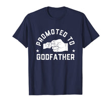 Ladda upp bild till gallerivisning, Mens Promoted To Godfather est 2019 t shirt Fathers Day Gifts 230263
