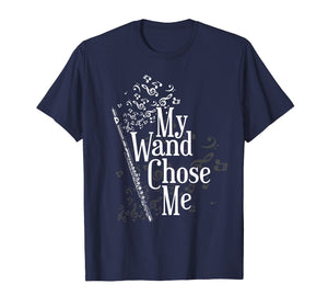 Funny shirts V-neck Tank top Hoodie sweatshirt usa uk au ca gifts for Flute T-Shirt My Wand Chose Me Flutist Gifts Music 283684