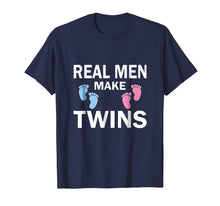 Ladda upp bild till gallerivisning, Funny shirts V-neck Tank top Hoodie sweatshirt usa uk au ca gifts for Funny Real Men Make Twins Father's Day T-shirt New Dad Daddy 974544
