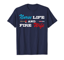Ladda upp bild till gallerivisning, Funny shirts V-neck Tank top Hoodie sweatshirt usa uk au ca gifts for Nurse Life And Firefighter Wife Tshirt 2814191
