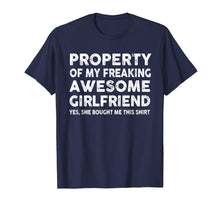Ladda upp bild till gallerivisning, Funny shirts V-neck Tank top Hoodie sweatshirt usa uk au ca gifts for Property Of My Awesome Girlfriend T-Shirt 1969701
