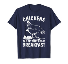 Ladda upp bild till gallerivisning, Funny shirts V-neck Tank top Hoodie sweatshirt usa uk au ca gifts for Funny Chickens Pet Poop Breakfast Backyard Farmer T-Shirt 1574460
