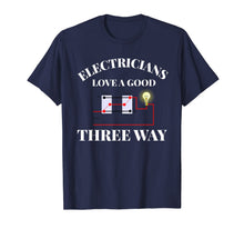 Ladda upp bild till gallerivisning, Funny Electrician Shirt IBEW Union Dad T Shirt Retired Gift 1035433

