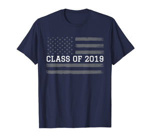Funny shirts V-neck Tank top Hoodie sweatshirt usa uk au ca gifts for Class of 2019 T-Shirt American Flag Senior Graduation Gifts 690437