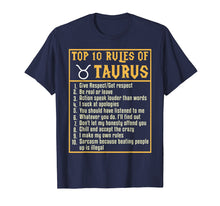 Ladda upp bild till gallerivisning, Funny shirts V-neck Tank top Hoodie sweatshirt usa uk au ca gifts for Birthday Gifts Idea Top 10 Rules of Taurus Zodiac T-shirt 3407387
