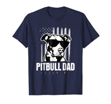 Ladda upp bild till gallerivisning, Pitbull Dad Mens Shirt Proud American Pit Bull Dog T-shirt 166442
