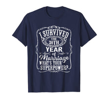 Ladda upp bild till gallerivisning, Anniversary Gift 30th - 30 Years Wedding Marriage T-Shirt
