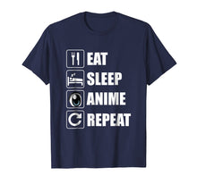 Ladda upp bild till gallerivisning, Funny shirts V-neck Tank top Hoodie sweatshirt usa uk au ca gifts for Eat Sleep Anime Repeat TShirt | Funny Anime Lovers Gifts 1102450
