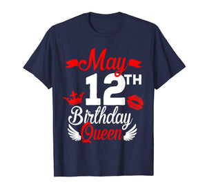 Funny shirts V-neck Tank top Hoodie sweatshirt usa uk au ca gifts for 12th May Birthday Queen Shirt Birthday Gifts For Girls Women 3527780
