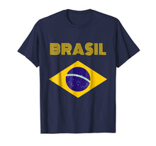 Ladda upp bild till gallerivisning, Funny shirts V-neck Tank top Hoodie sweatshirt usa uk au ca gifts for Brazil Flag Yellow Text T-Shirt 1282002
