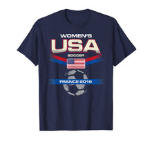 Ladda upp bild till gallerivisning, USA Women's Soccer Tshirt | France 2019 World Championship 150623
