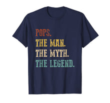 Ladda upp bild till gallerivisning, Mens Mens Pops The Man The Myth The Legend Shirt Father's Day 22941
