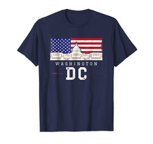 Ladda upp bild till gallerivisning, Funny shirts V-neck Tank top Hoodie sweatshirt usa uk au ca gifts for Washington DC Capitol Hill USA Flag Souvenir T-Shirt 1932303
