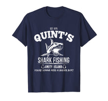 Ladda upp bild till gallerivisning, Funny shirts V-neck Tank top Hoodie sweatshirt usa uk au ca gifts for EST.1975 Quint's Shark Fishing Amity Island Tshirt 704566
