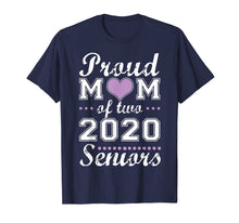 Ladda upp bild till gallerivisning, Funny shirts V-neck Tank top Hoodie sweatshirt usa uk au ca gifts for Proud mom of two 2020 senior graduate graduation tshirt 1422798
