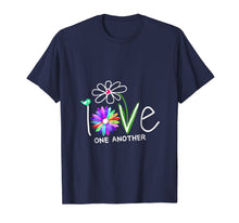 Ladda upp bild till gallerivisning, Hippie Daisy Flower Bird Love One Another T-Shirt 426715
