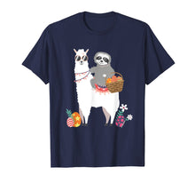 Ladda upp bild till gallerivisning, Funny shirts V-neck Tank top Hoodie sweatshirt usa uk au ca gifts for Sloth Llama Egg-Hunt Funny Cute Easter Shirt Gift Idea 2314735

