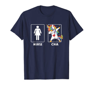 Funny shirts V-neck Tank top Hoodie sweatshirt usa uk au ca gifts for CNA Nurse Unicorn Dabbing Funny T Shirt Gifts Dab 777313
