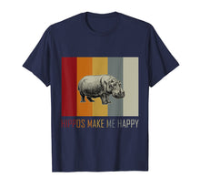 Ladda upp bild till gallerivisning, Funny shirts V-neck Tank top Hoodie sweatshirt usa uk au ca gifts for Hippo shirt in Retro and Vintage 70's and 80's style. 3133592
