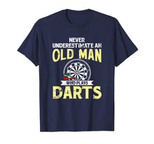 Ladda upp bild till gallerivisning, Funny shirts V-neck Tank top Hoodie sweatshirt usa uk au ca gifts for Mens Old Man &amp; Darts Tshirt Father's Day Dart Player Gift Idea 555666
