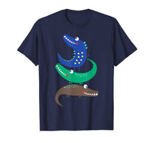 Ladda upp bild till gallerivisning, Cute Crocodile Brothers of 3 Cartoon Graphic Shirt  T-Shirt 803662
