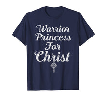 Ladda upp bild till gallerivisning, Prayer Warrior Princess For Christ Woman of Faith Shirt 859975
